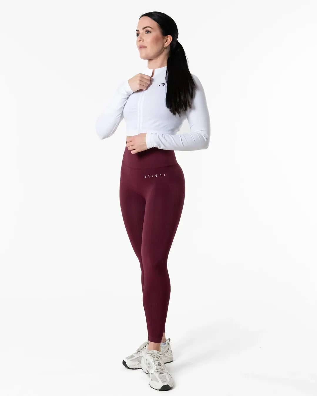 Slipstream Seamless Tights - Burgundy